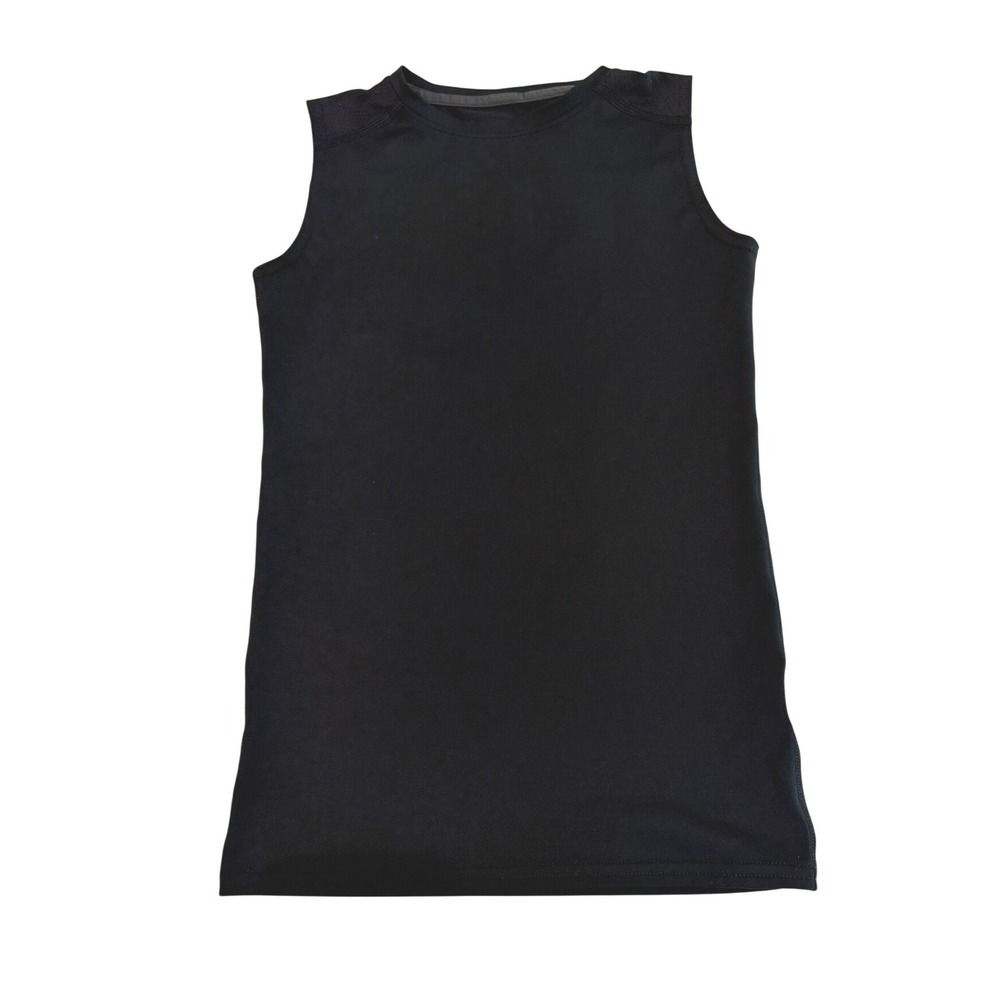 BCG Womens Black Athletic Tank Top Mesh Back Sleeveless Workout Shirt Small 8